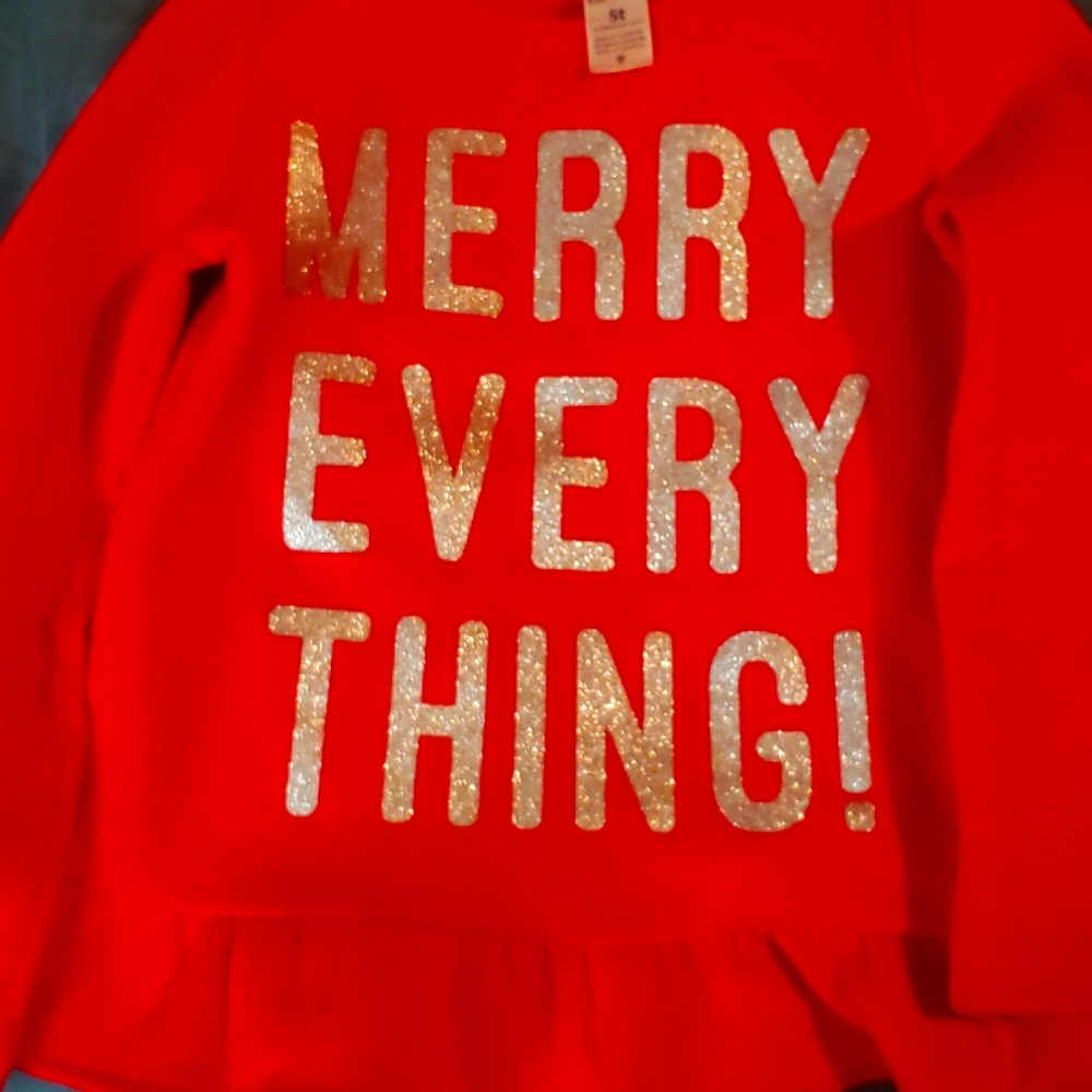 Carter's Toddler Girl Merry Every Thing Sweatshirt